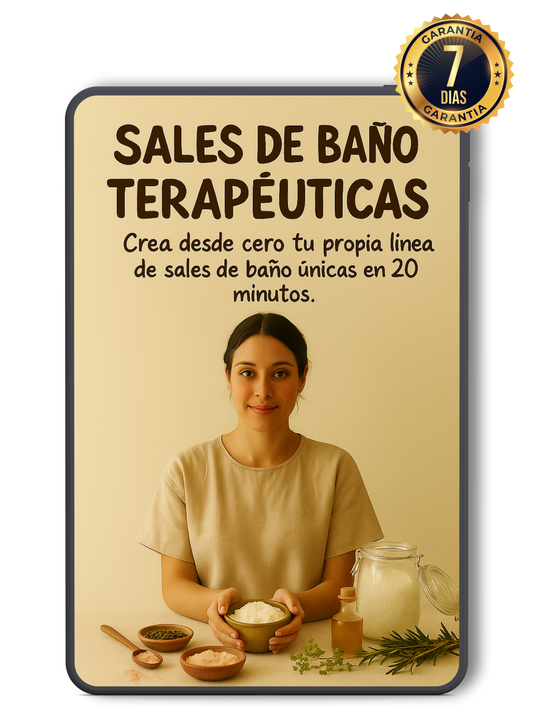 Sales de Baño Terapeuticas + 4 BONUS GRATIS