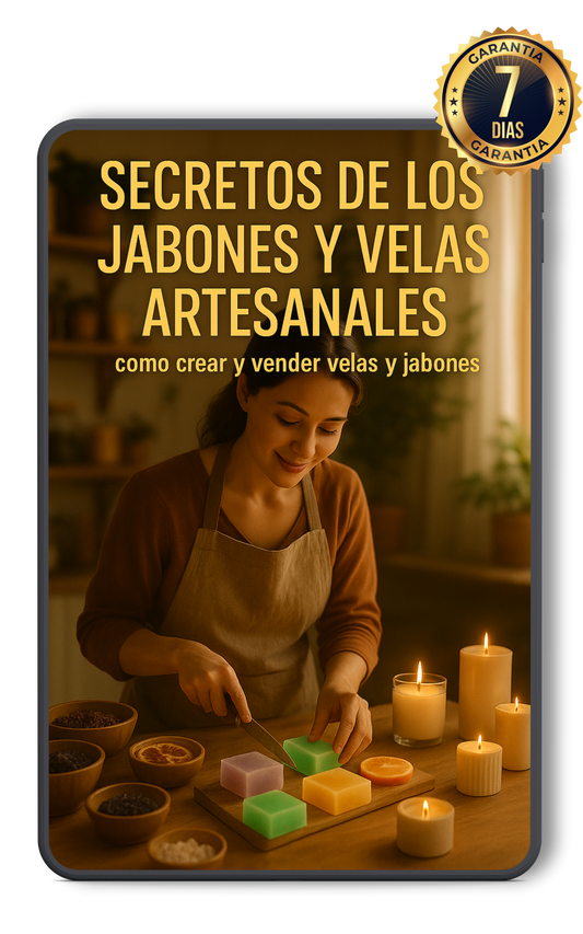 Jabones y Velas Artesanales + 5 BONUS GRATIS